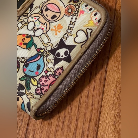 TokiDoki Tan Faux Leather Wallet - Picture 11 of 15